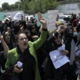 تظاهرات گروهی از زنان در افغانستان